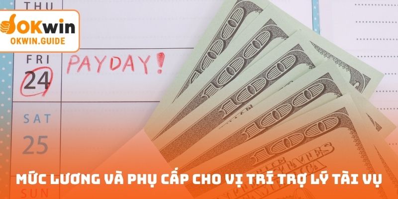 Mức lương và phụ cấp cho vị trí trợ lý tài vụ